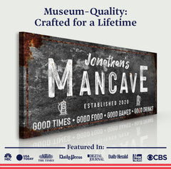 Good Times Man Cave Sign