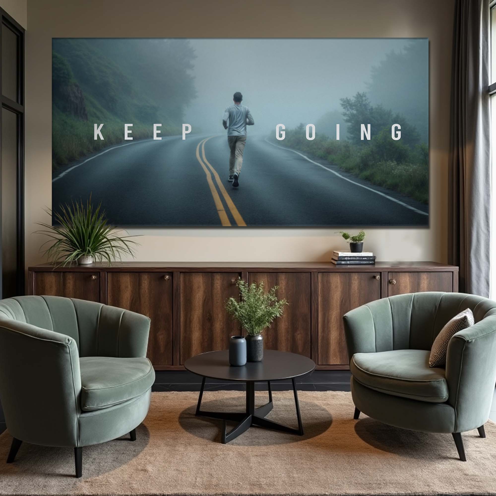 Keep Going Motivational Wall Sign