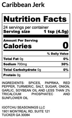 Igotchu Caribbean Jerk seasoning