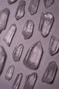 clear lemurian quartz crystal seed raw point