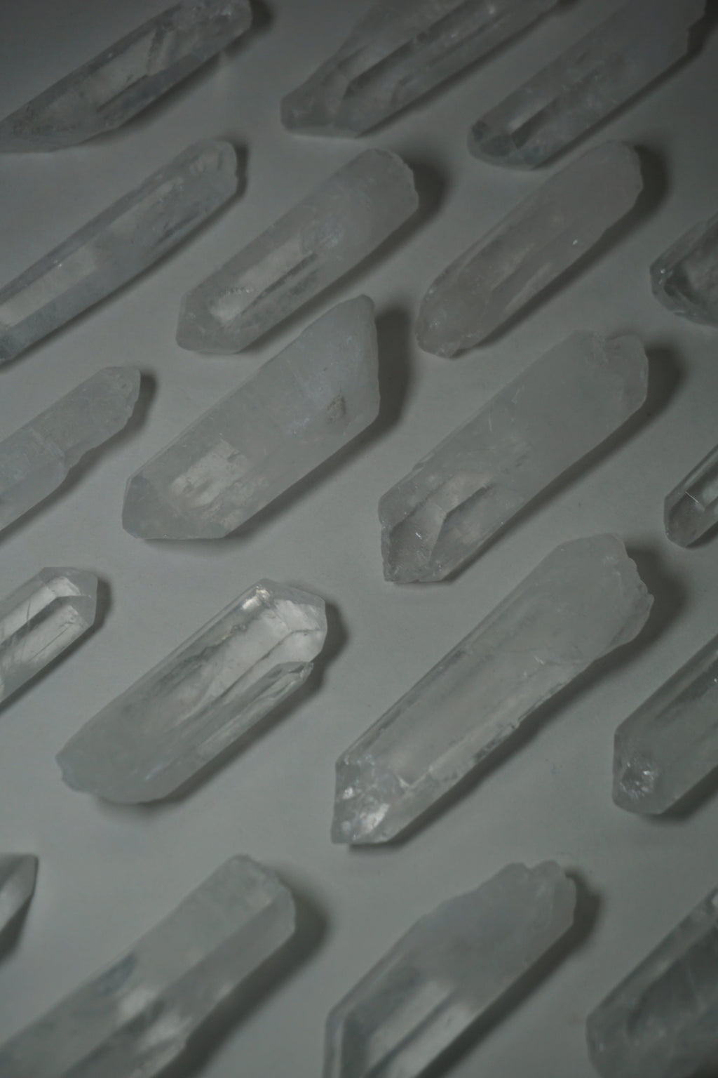 clear quartz crystal seed raw