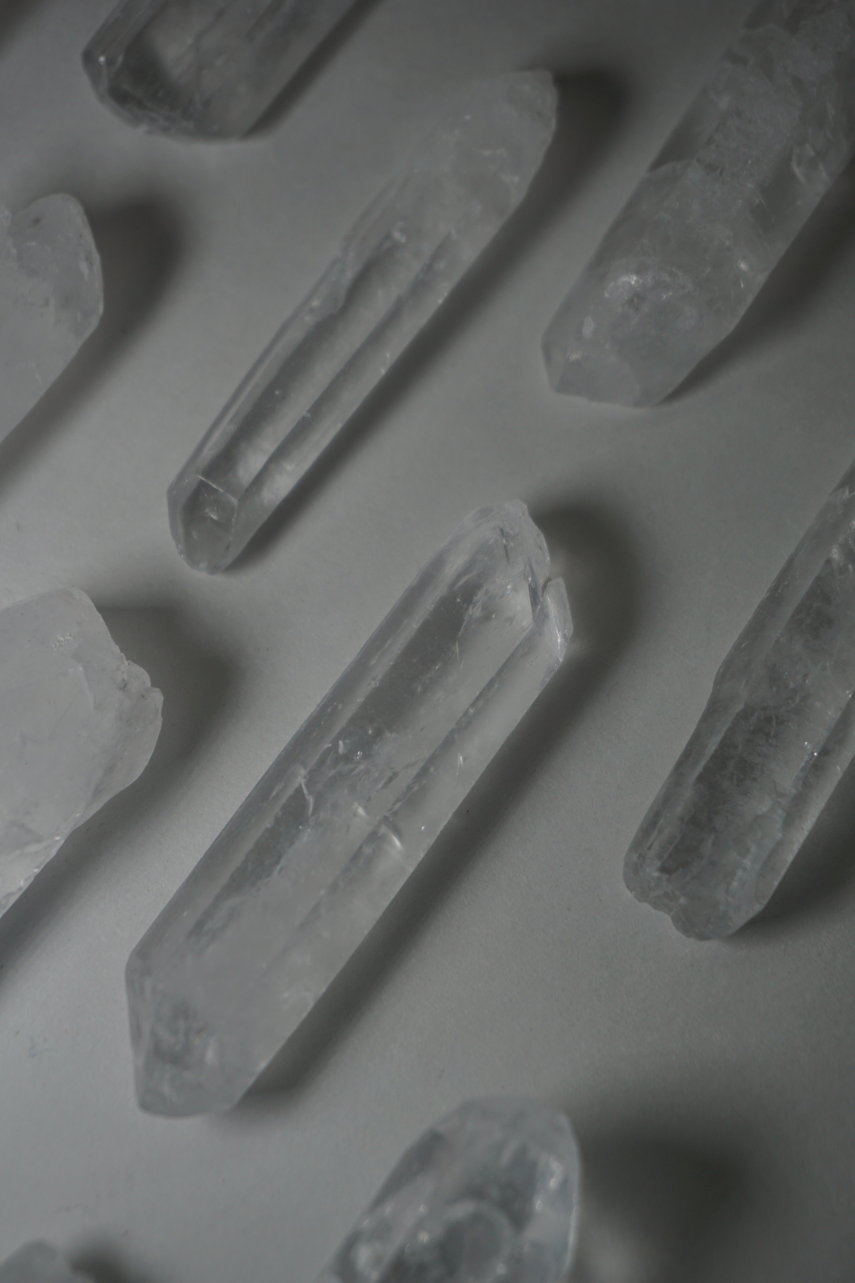 clear quartz crystal seed raw