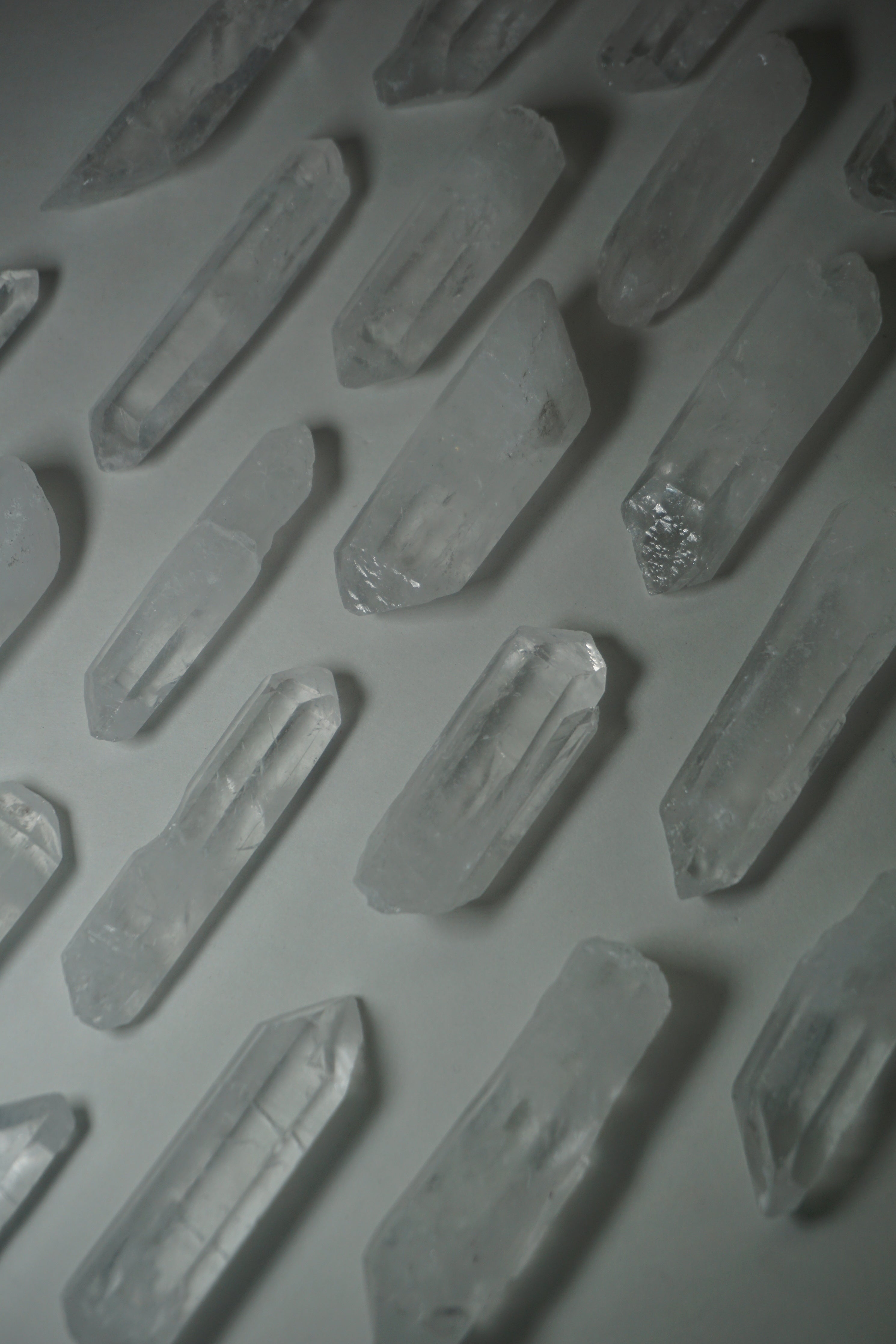 clear quartz crystal seed raw