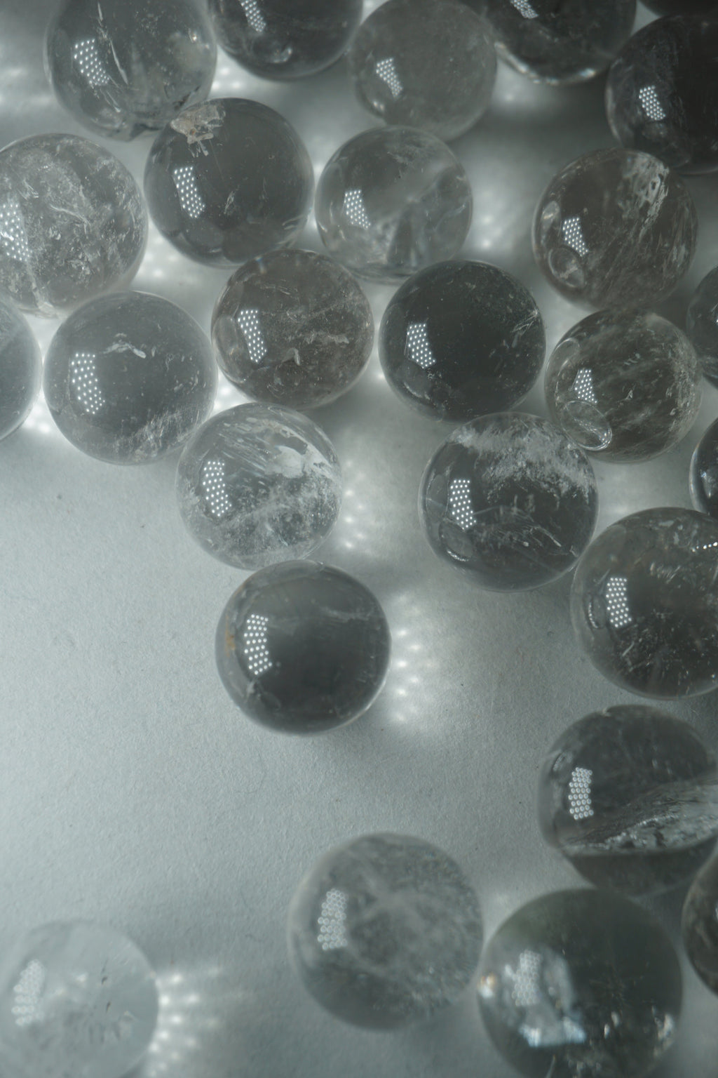 clear quartz crystal sphere