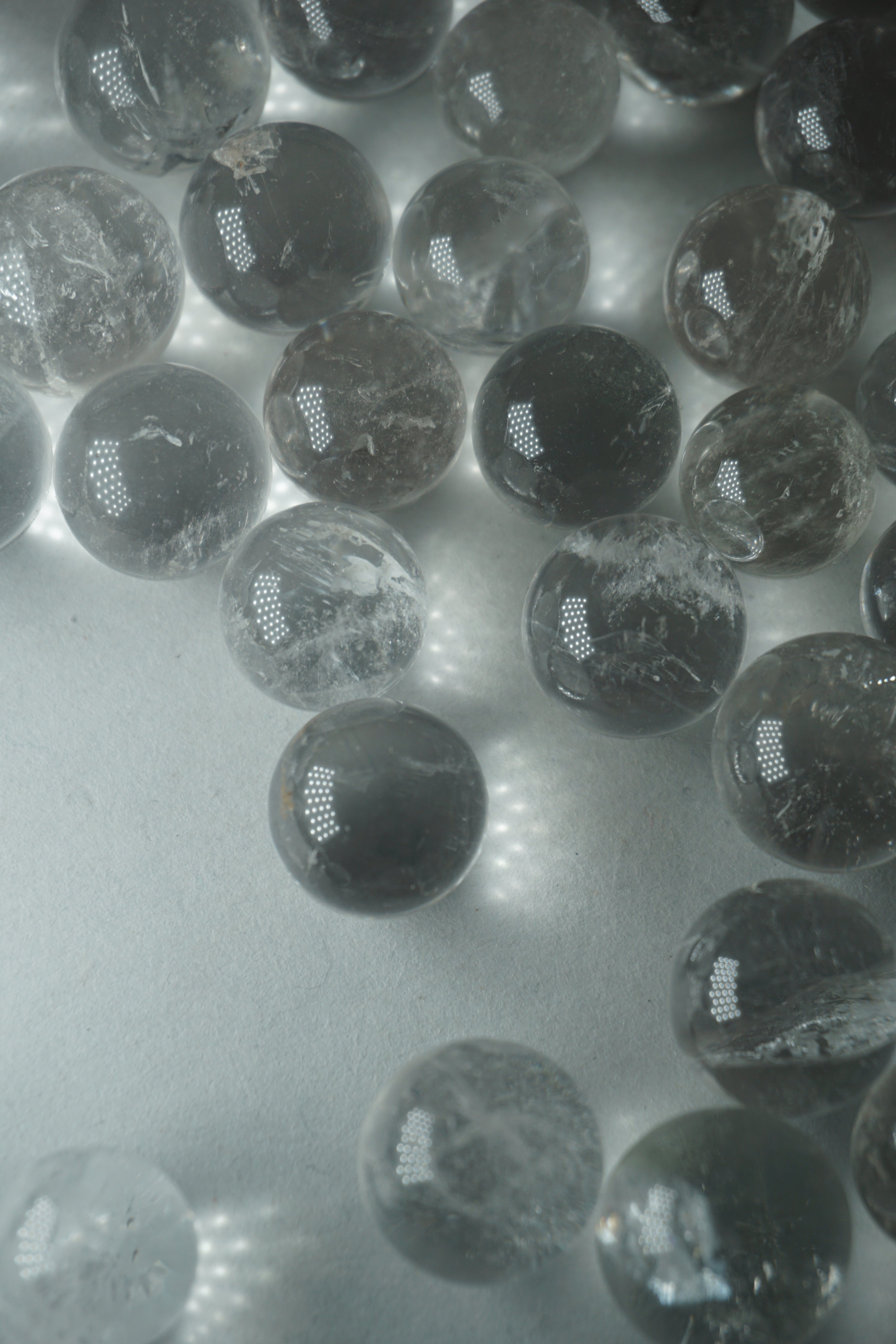 clear quartz crystal sphere