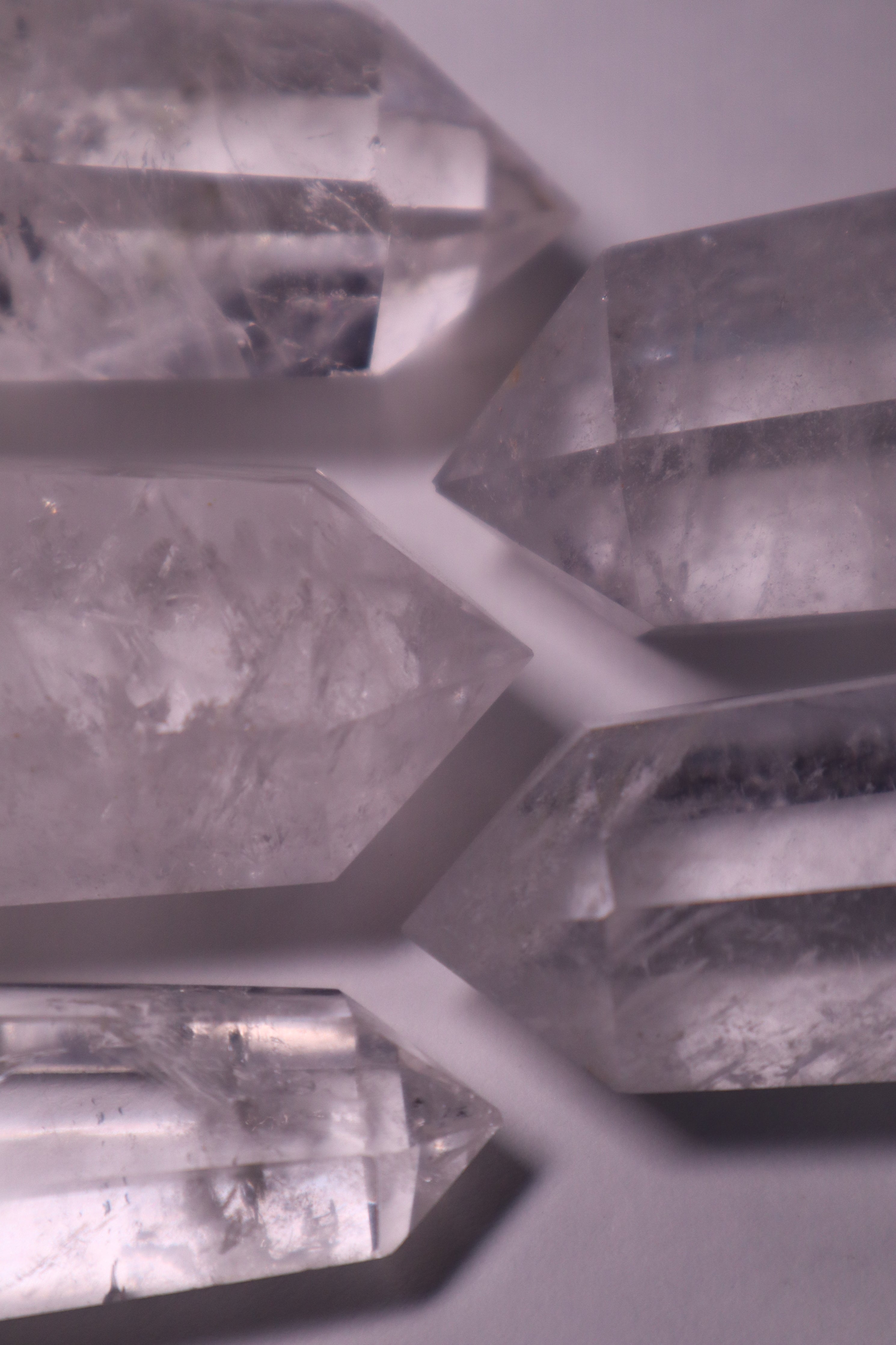 clear quartz crystal tower