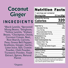 Coconut & Ginger - Sprouted Power Bowl (6 Pack)