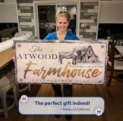 Rustic Farmhouse Sign V