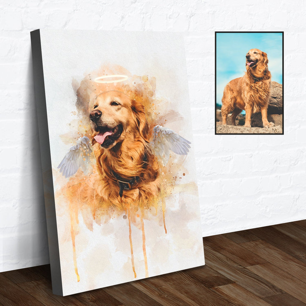 Custom Dog Watercolor Portrait