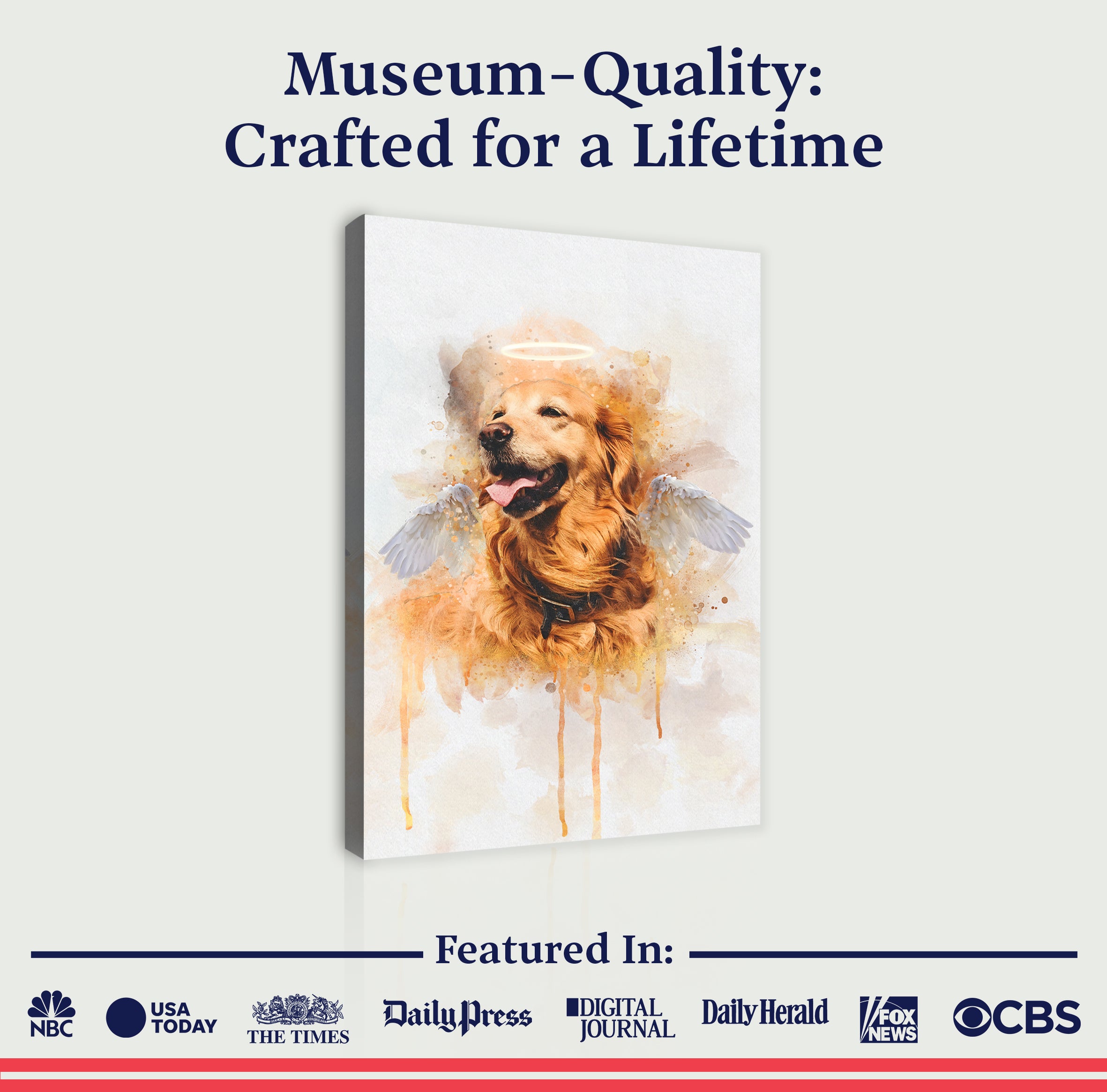 Custom Dog Watercolor Portrait