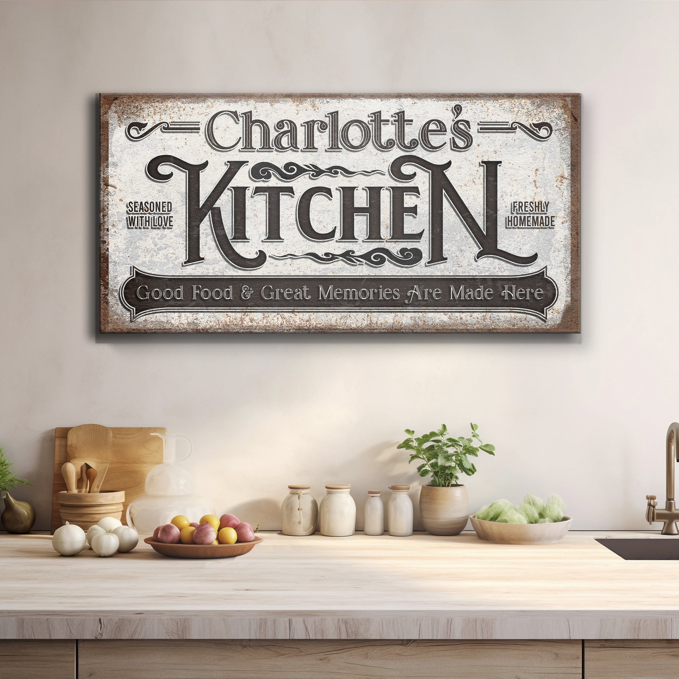 Custom Kitchen Sign II