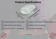 Drum Dampening Gel Pads | Reduce Overtones & Improve Tone