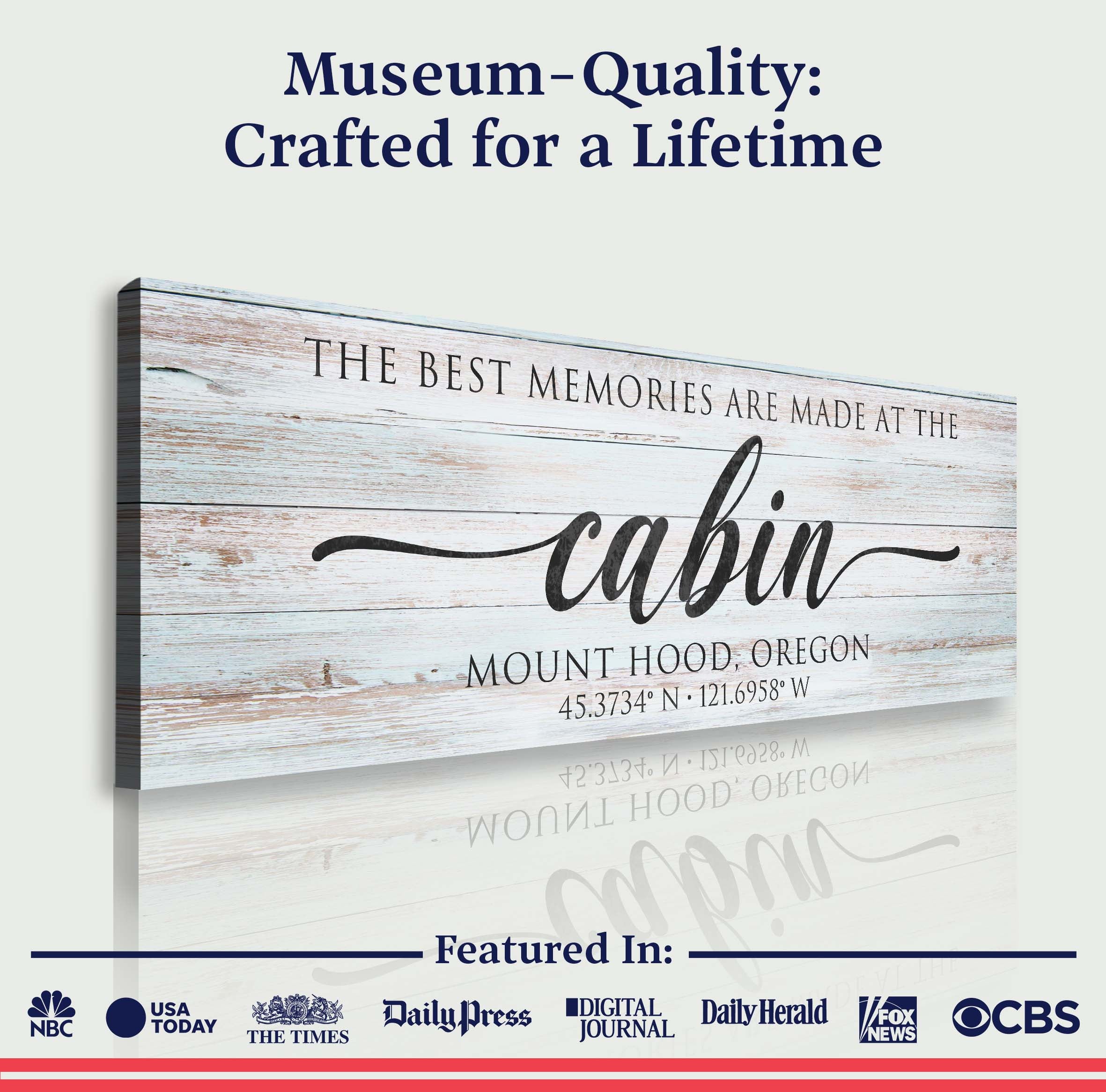 Best Memories Are Made At The Cabin Sign II