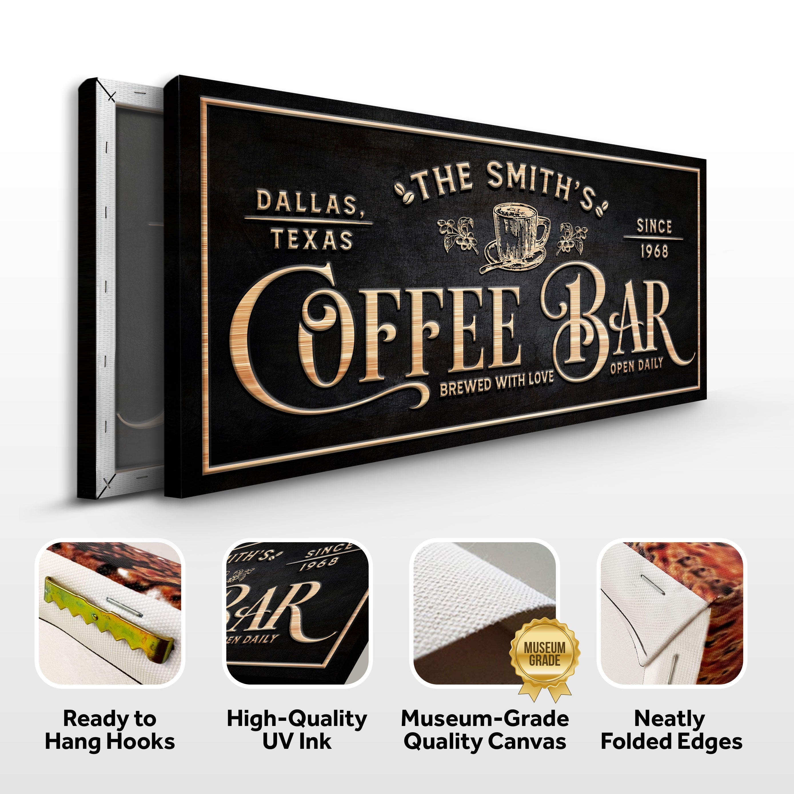 Personalized Coffee Bar Sign II
