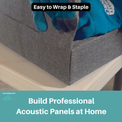 Fire Treated Acoustic Fabric - SoundAssured Dual Layer Acoustical Fabric (100% Acoustic Transparency)