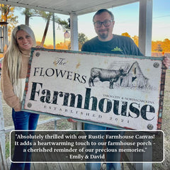 Rustic Farmhouse Sign (Made In USA)