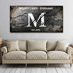 Family Last Name Sign