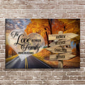 Love Between Family Names Sign