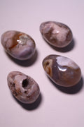 flower agate crystal egg