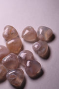 flower agate crystal heart