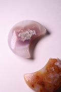 flower agate crystal moon