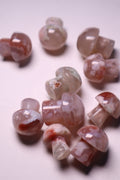flower agate crystal mushroom