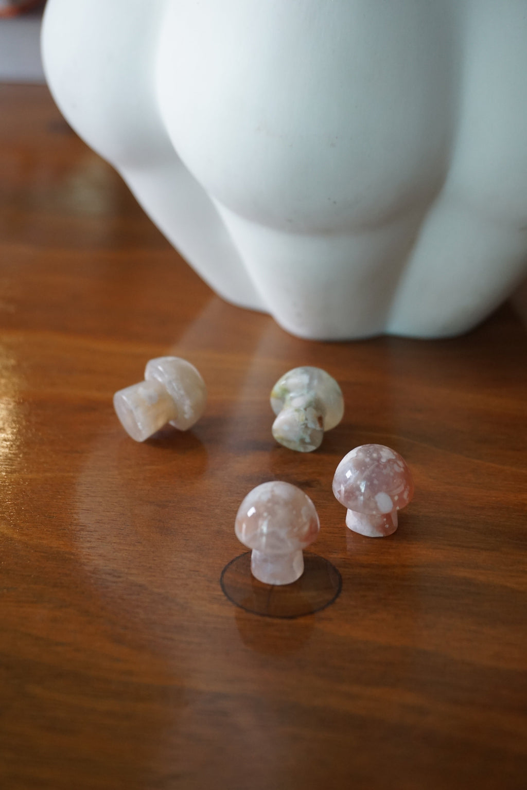 flower agate crystal mushroom