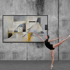 Canvas Print: "Geometric Whispers"