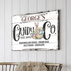 Honey Bunny Candy Company Sign II