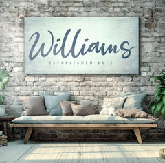 Family Name Sign V