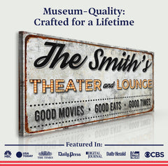 Family Theater and Lounge IV Sign