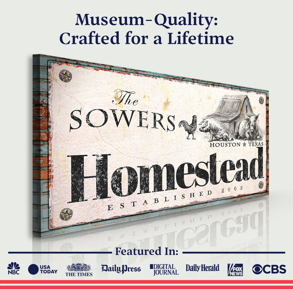 Homestead Sign III
