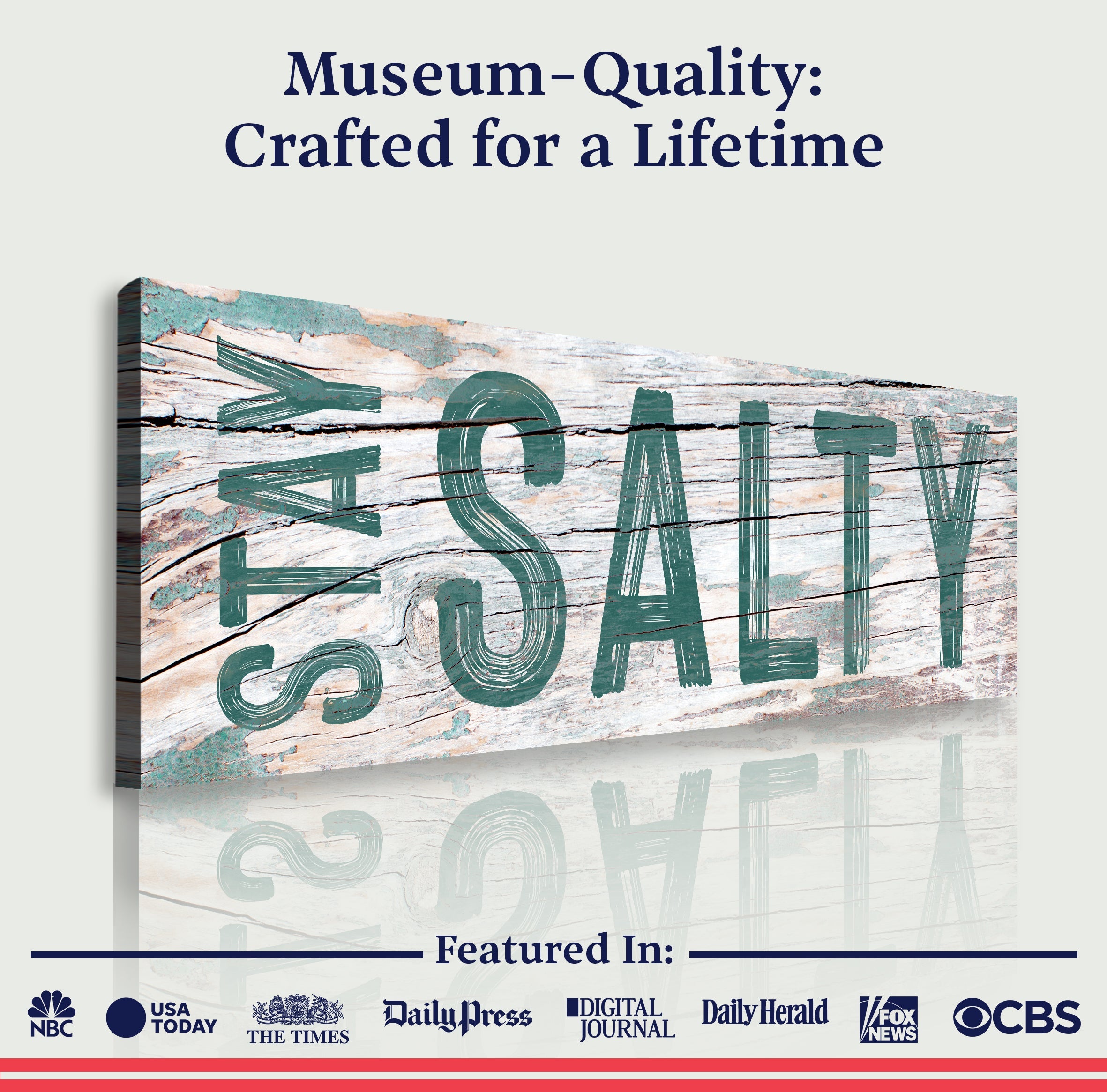 Stay Salty Coastal Sign VI