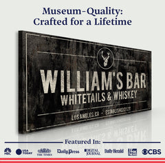Whitetails and Whiskey Sign