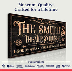 Personalized Theater Sign V