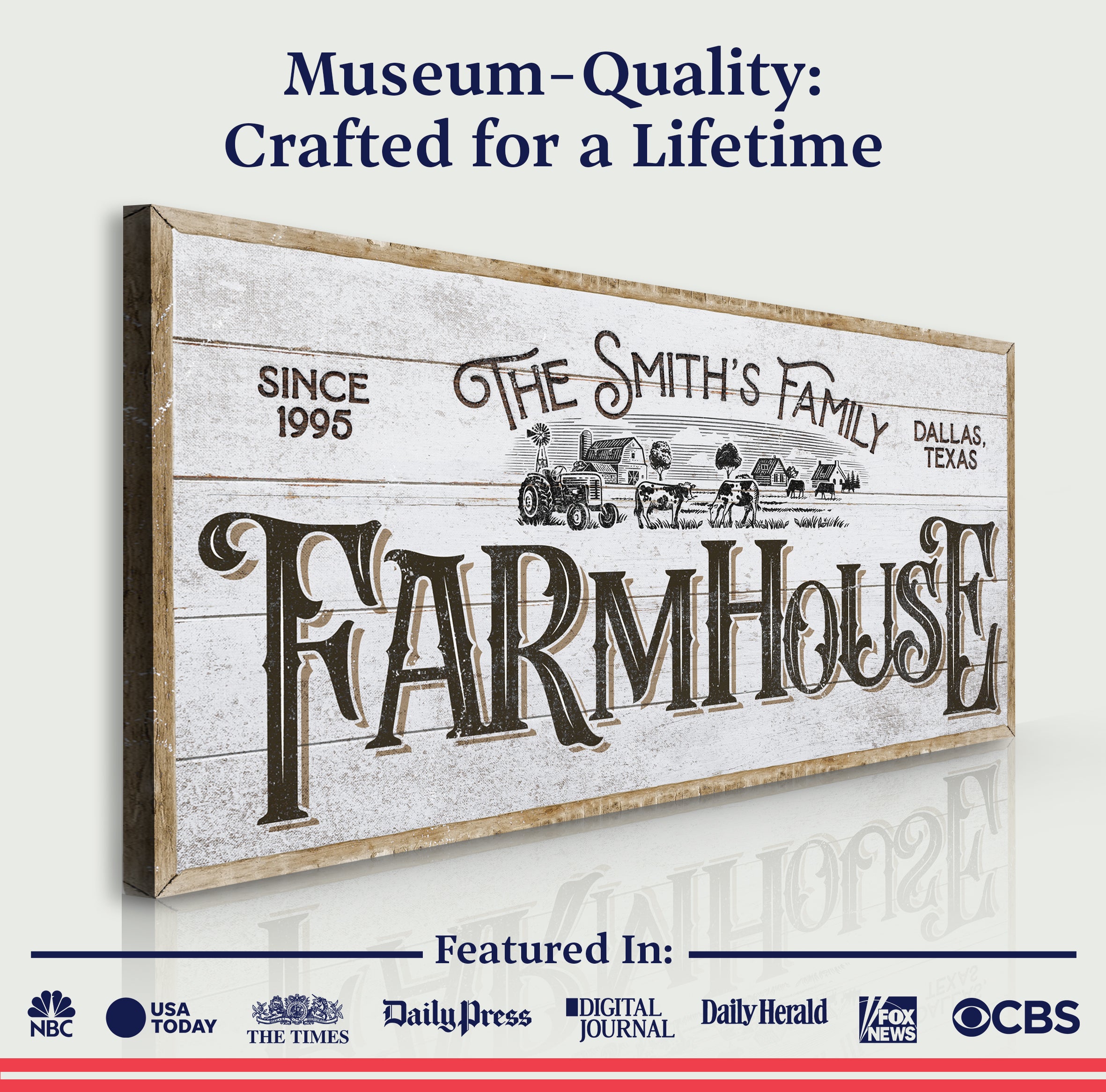 Personalized Farmhouse Sign V