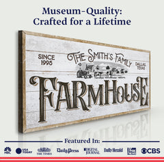 Personalized Farmhouse Sign V