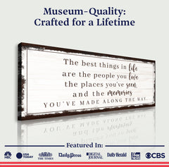 The Best Things In Life Sign VII