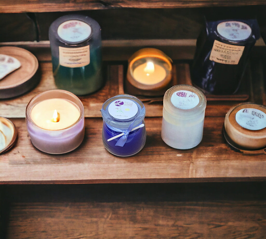 Lavender Scented Candles 2-Pack Home Fragrance Gift Set