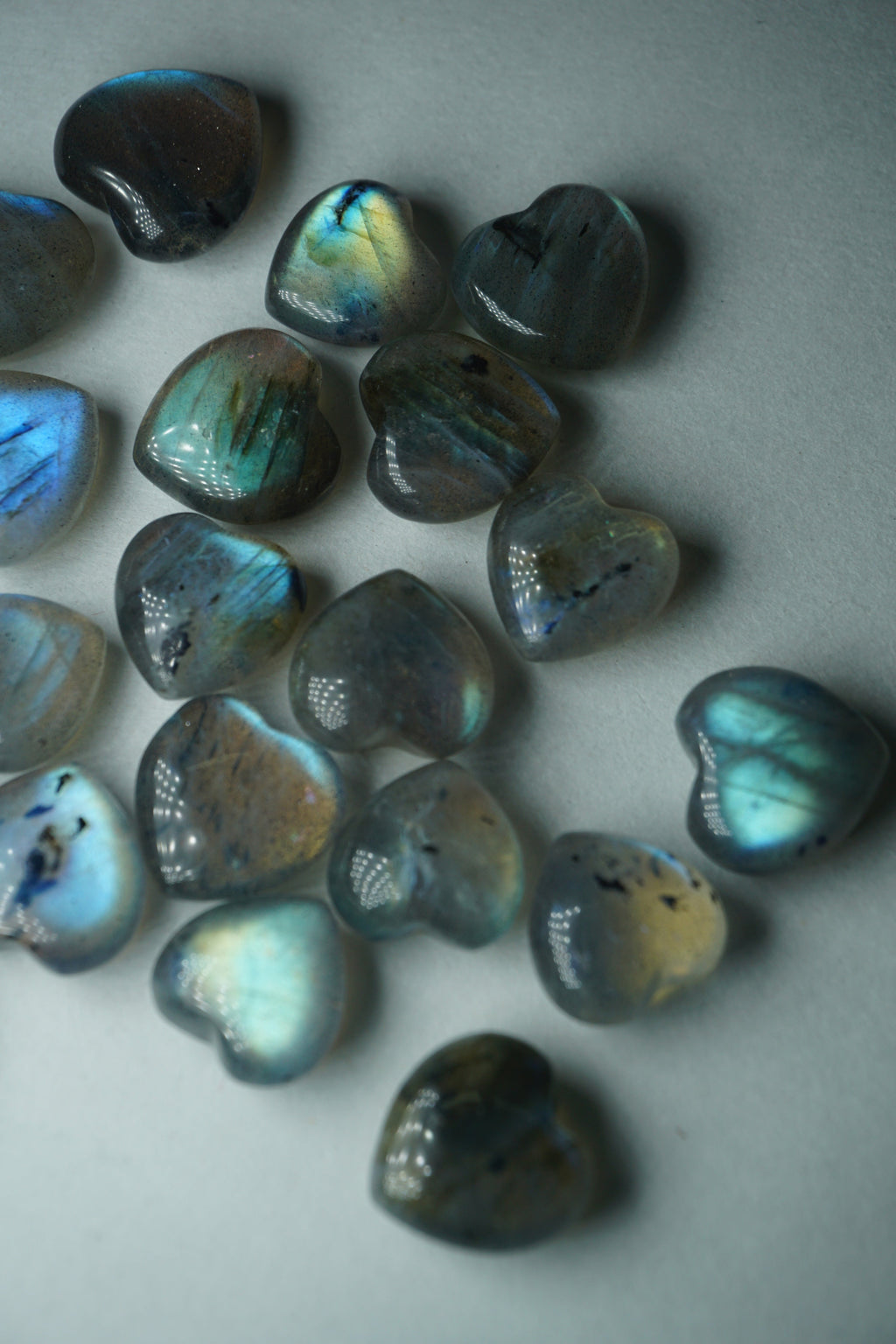 labradorite crystal heart
