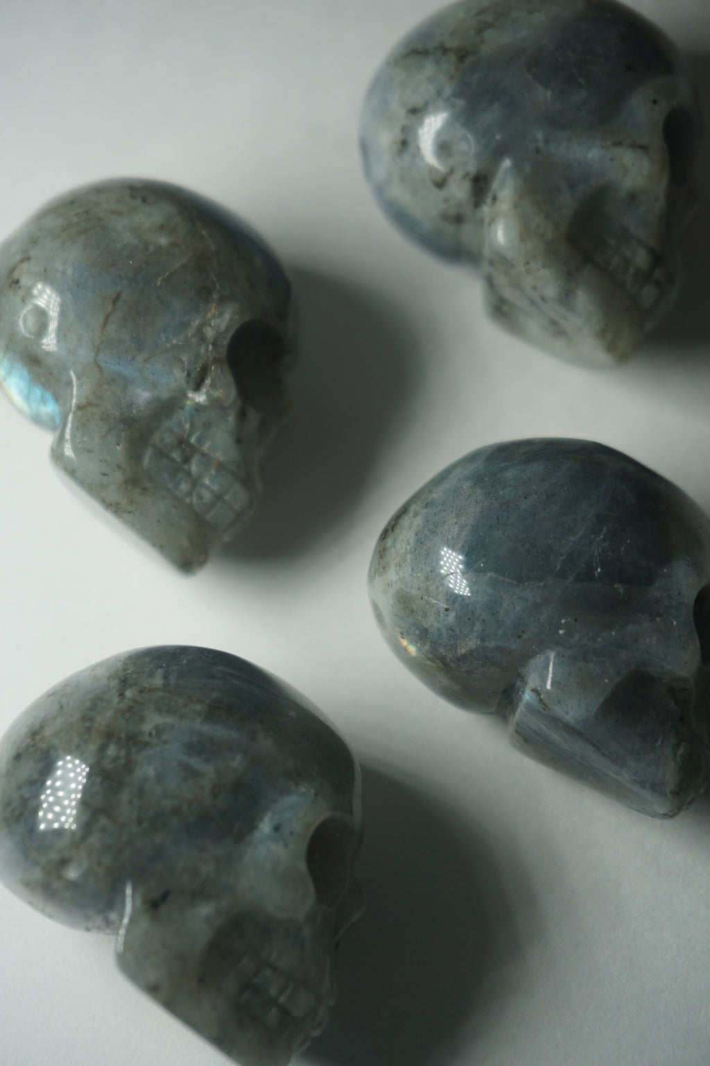 labradorite crystal skull