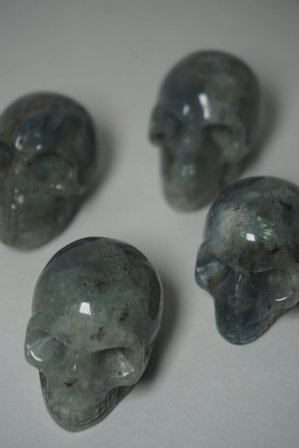 labradorite crystal skull