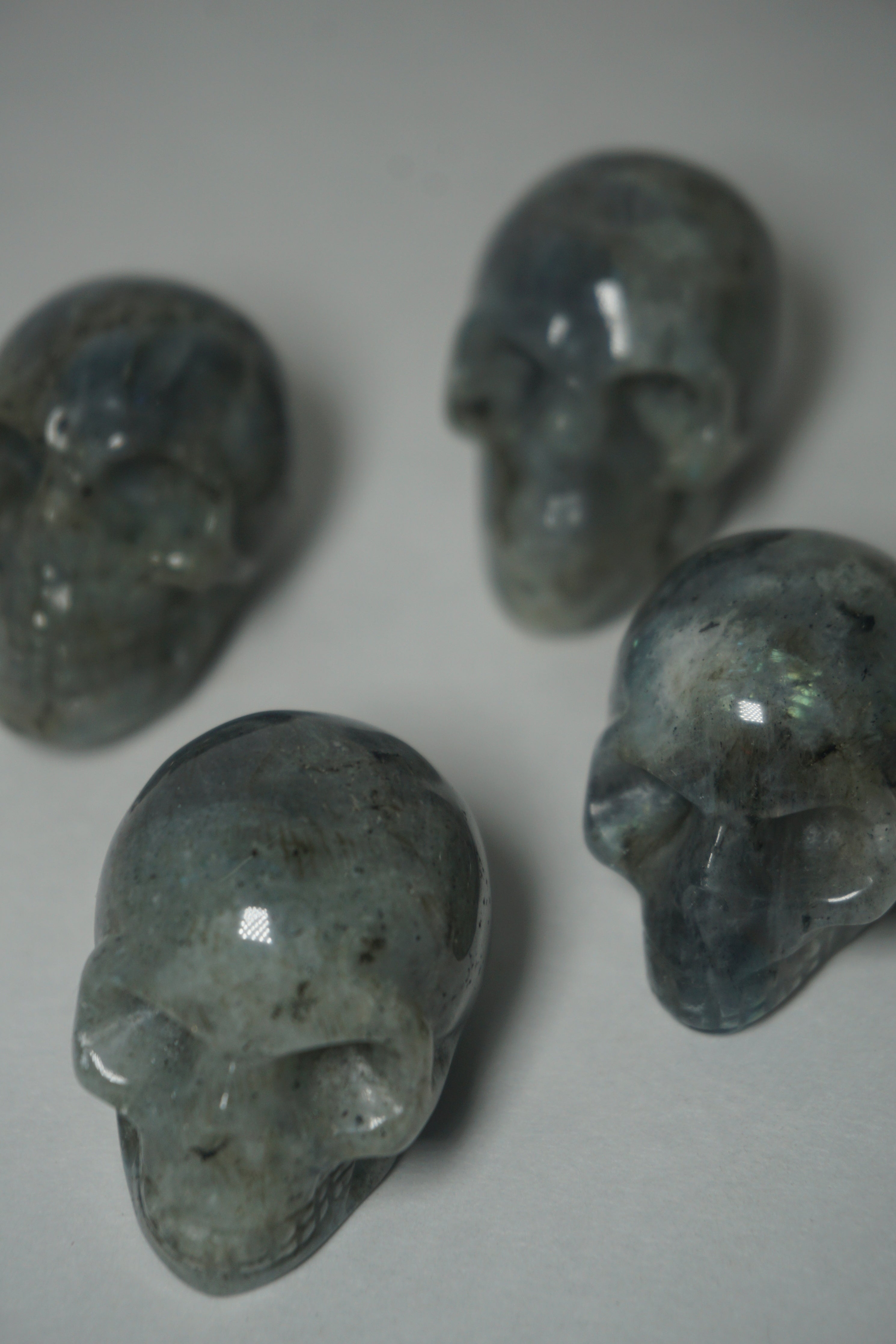 labradorite crystal skull