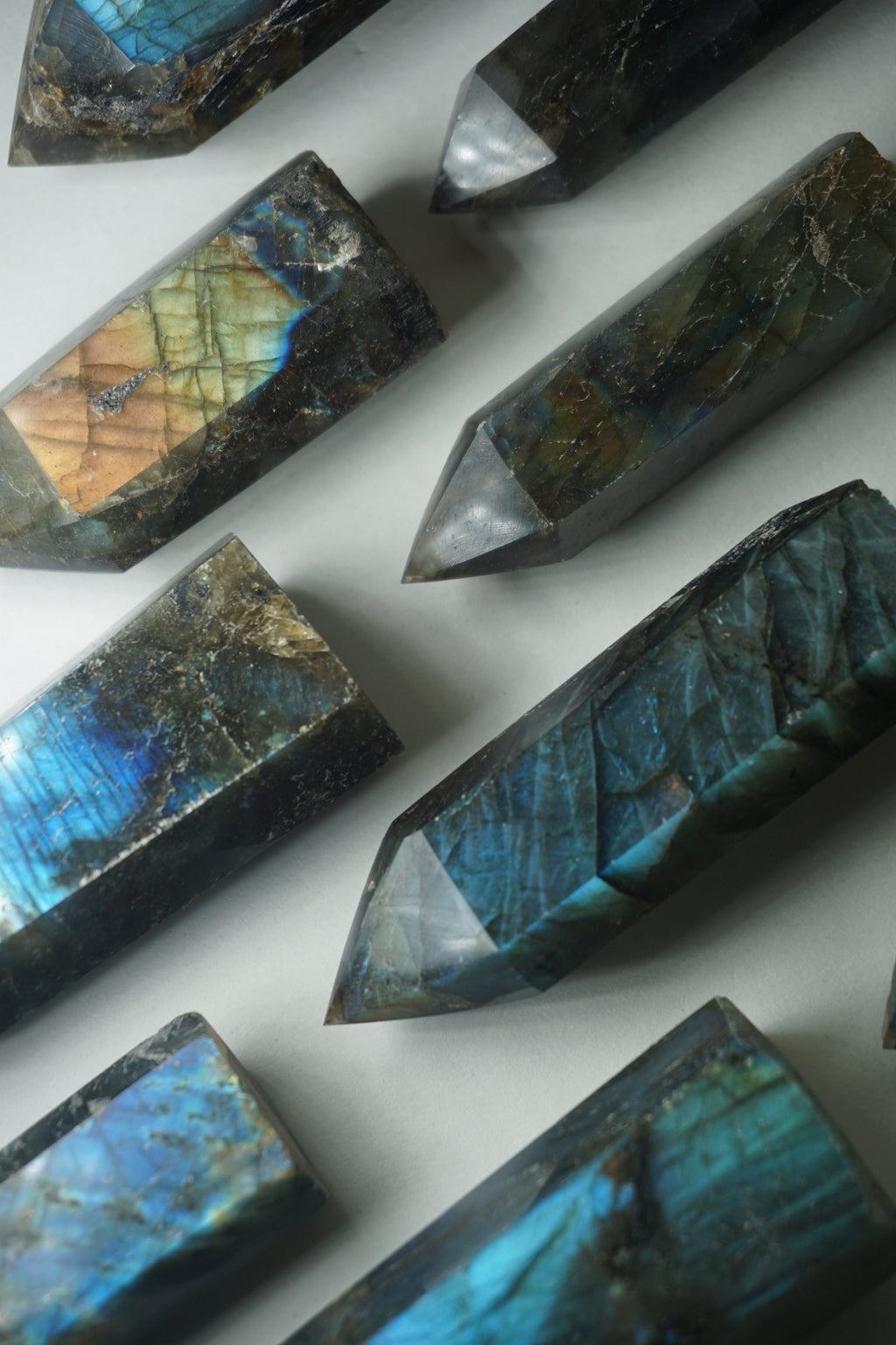 labradorite crystal tower