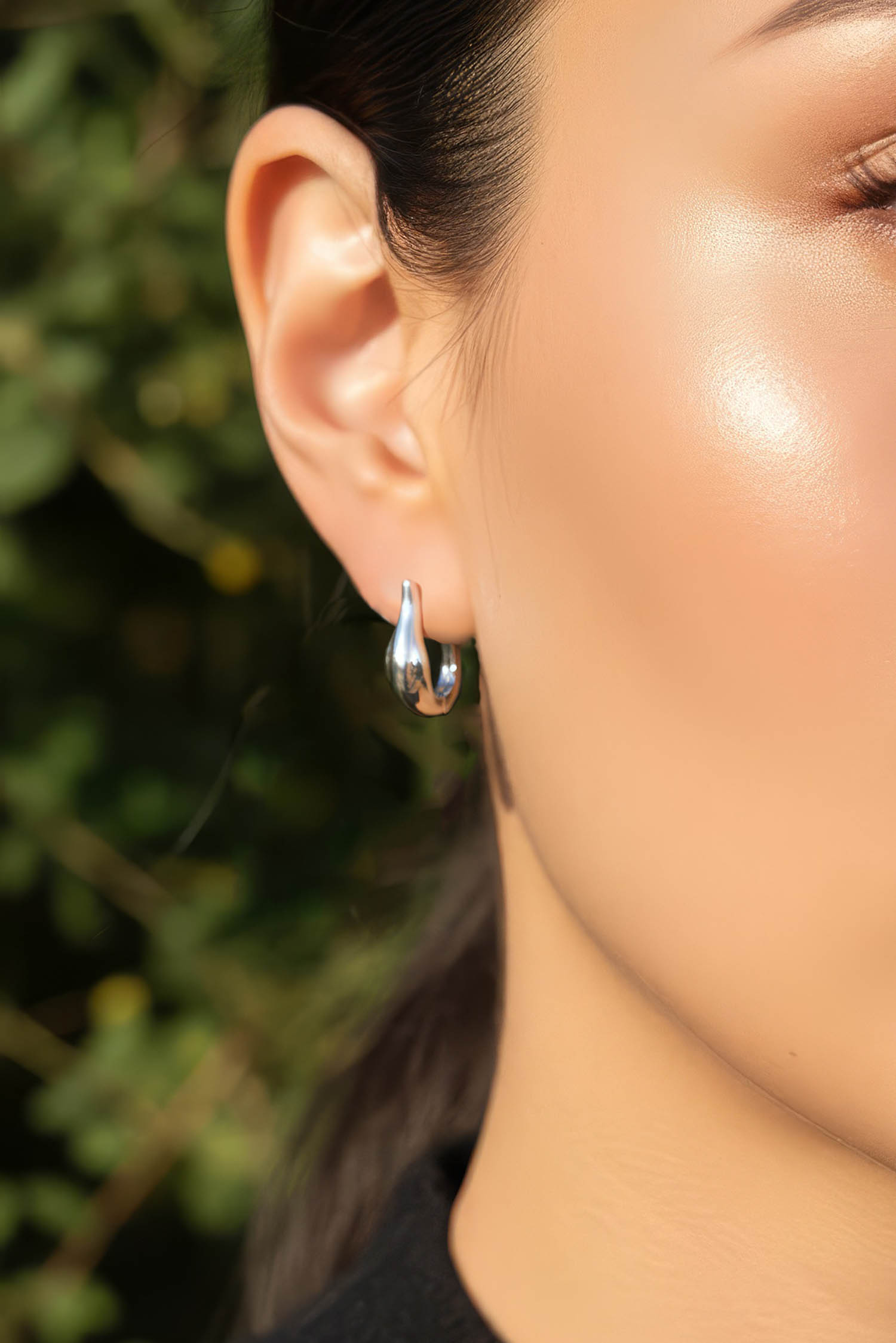 Lyra Hoops Silver
