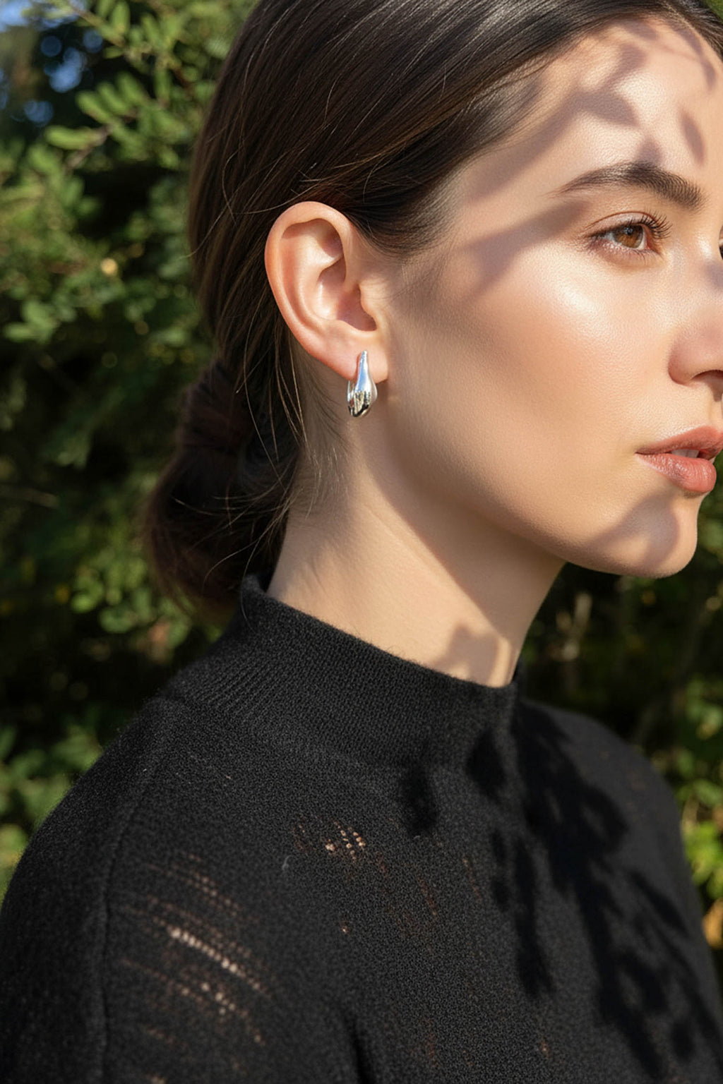 Lyra Hoops Silver