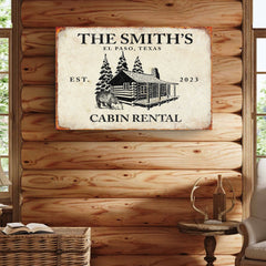 Bear Cabin Sign II