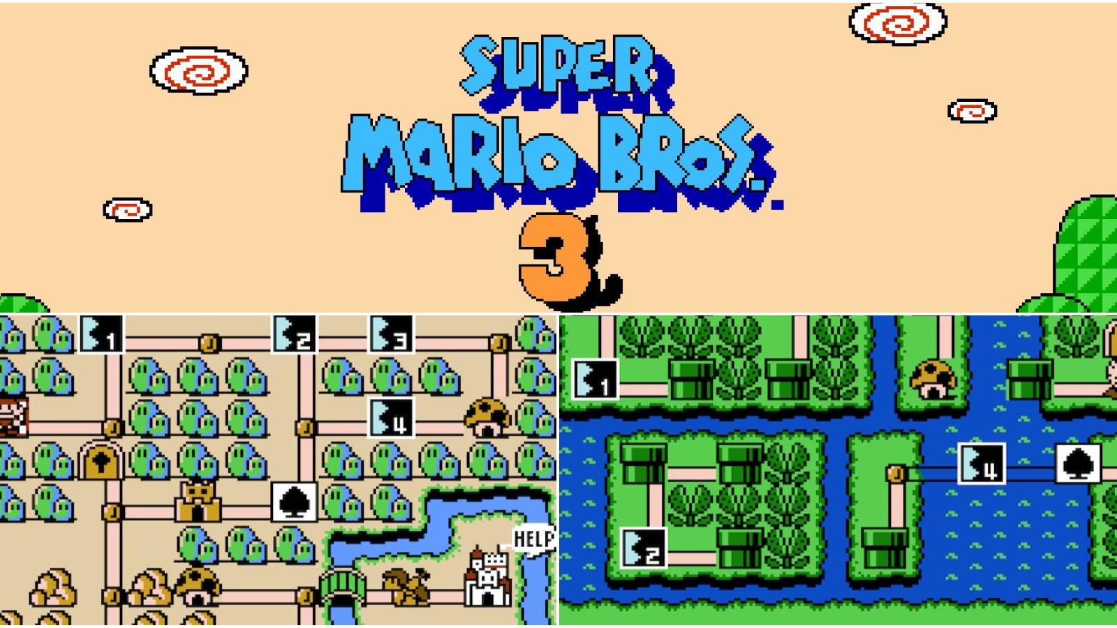 Super Mario Bros 3 NES Game Nintendo Entertainment System 1990