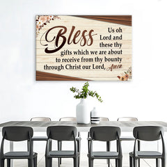 Bless Us Oh Lord Faith Sign III