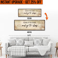 Upgrade Your 12x36 Inches (Style 3) 'GIVE IT TO GOD AND GO TO SLEEP CLASSIC' Canvas To 16x48 Inches